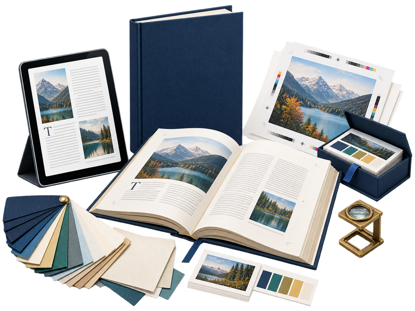 A coordinated print, hardback and ebook publishing workflow